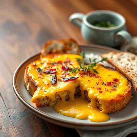 Welsh Rarebit - Best Cheese Spread Recipe for Toast